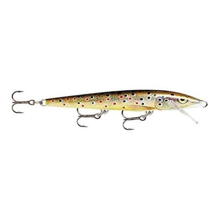 Rapala Original Floating Lure 4 38, 316 Oz, Brown Trout Floating F11TR